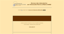 Desktop Screenshot of labos.upmc.fr