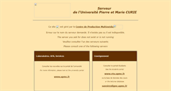 Desktop Screenshot of ext.upmc.fr