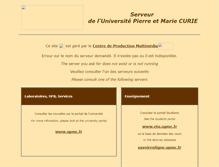 Tablet Screenshot of ext.upmc.fr