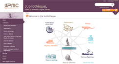 Desktop Screenshot of jubilotheque.upmc.fr