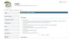 Desktop Screenshot of fire.upmc.fr