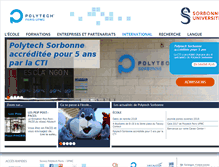 Tablet Screenshot of polytech.upmc.fr
