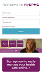 Mobile Screenshot of myupmc.upmc.com