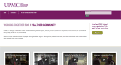 Desktop Screenshot of community.upmc.com
