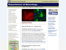 Tablet Screenshot of neurology.upmc.edu