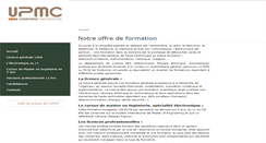 Desktop Screenshot of licence.elec.upmc.fr