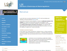 Tablet Screenshot of l2e.upmc.fr